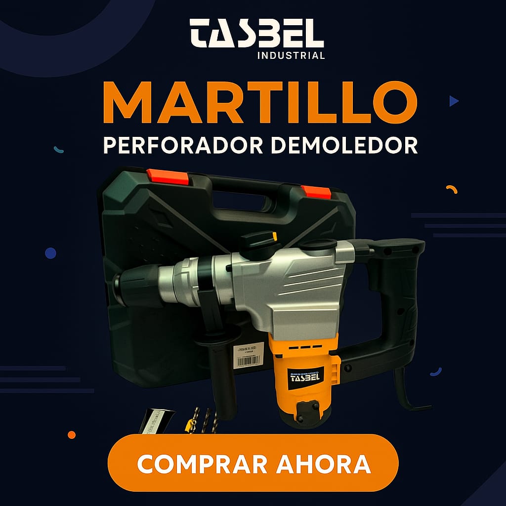Demoledor 1500w impacto tasbel +cinceles