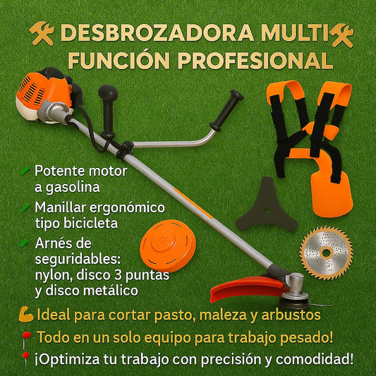 Podadora orilladora bencina 52cc