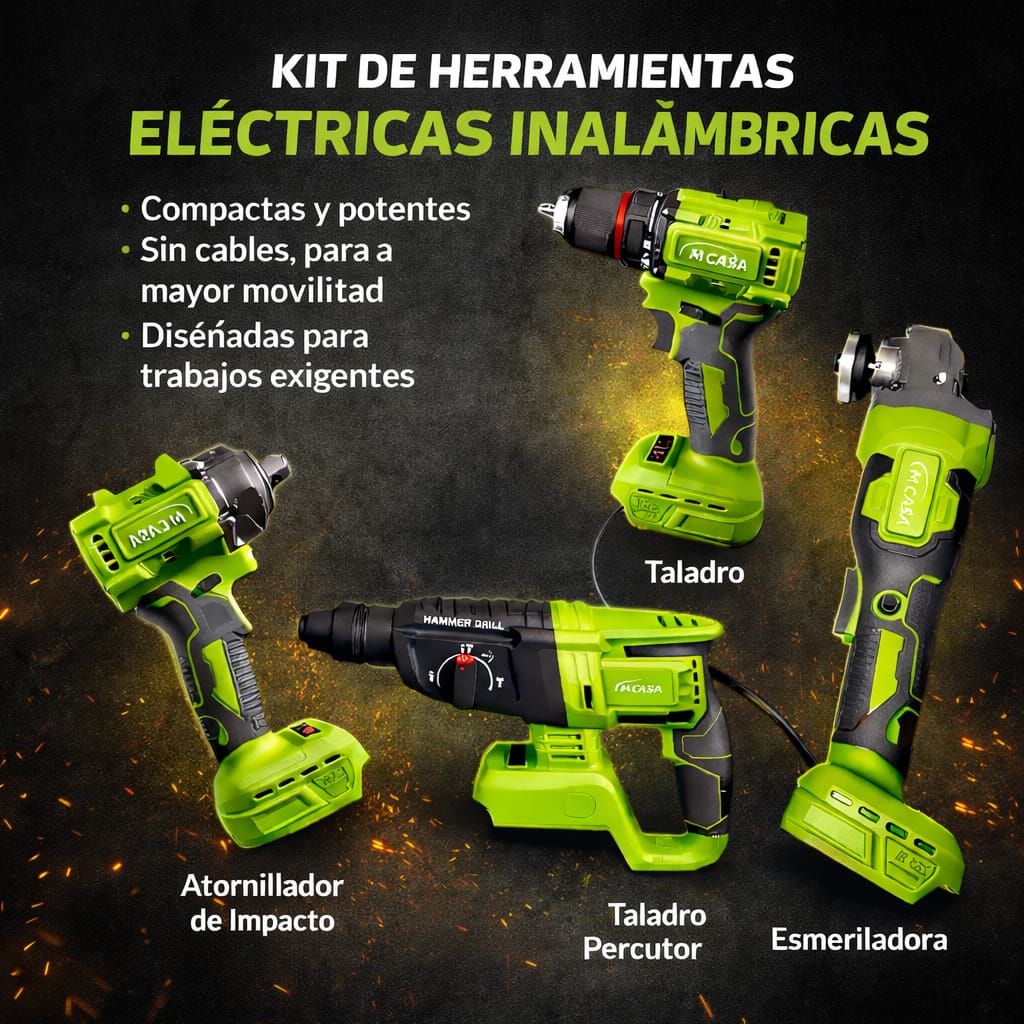 Set de 4 herramientas MCASA